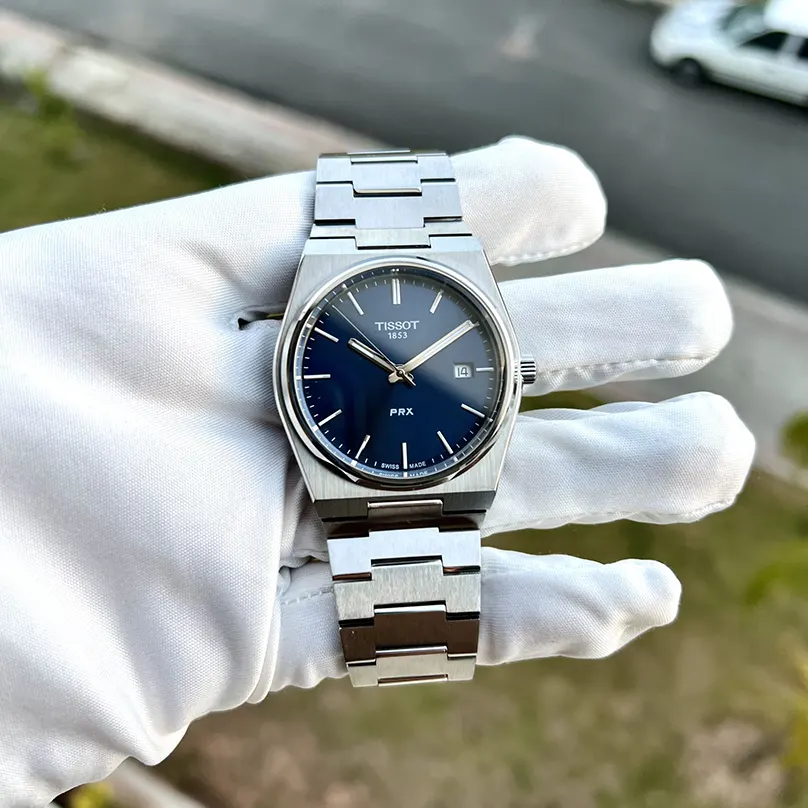 Tissot PRX Swiss Quartz Blue Dial Men's  Watch- T137.410.11.041.00